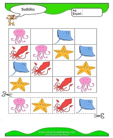 Sudoku Çocuk Bulmacaları